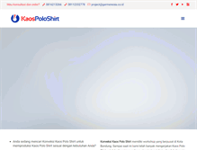 Tablet Screenshot of kaospoloshirt.com